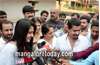 Charming actress  Anushka Shetty  of Bahubali fame  visits  Bappanadu shrine